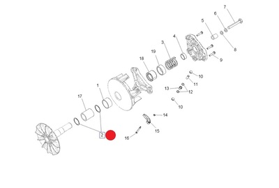 WASHER-CLUTCH,VESPEL          